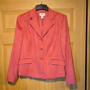Talbots Coral Pink Blazer
